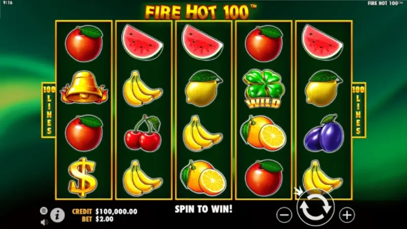 รายละเอียดเกมสล็อต Fire Hot 100 ที่ท่านอาจจะยังไม่รู้มาก่อน